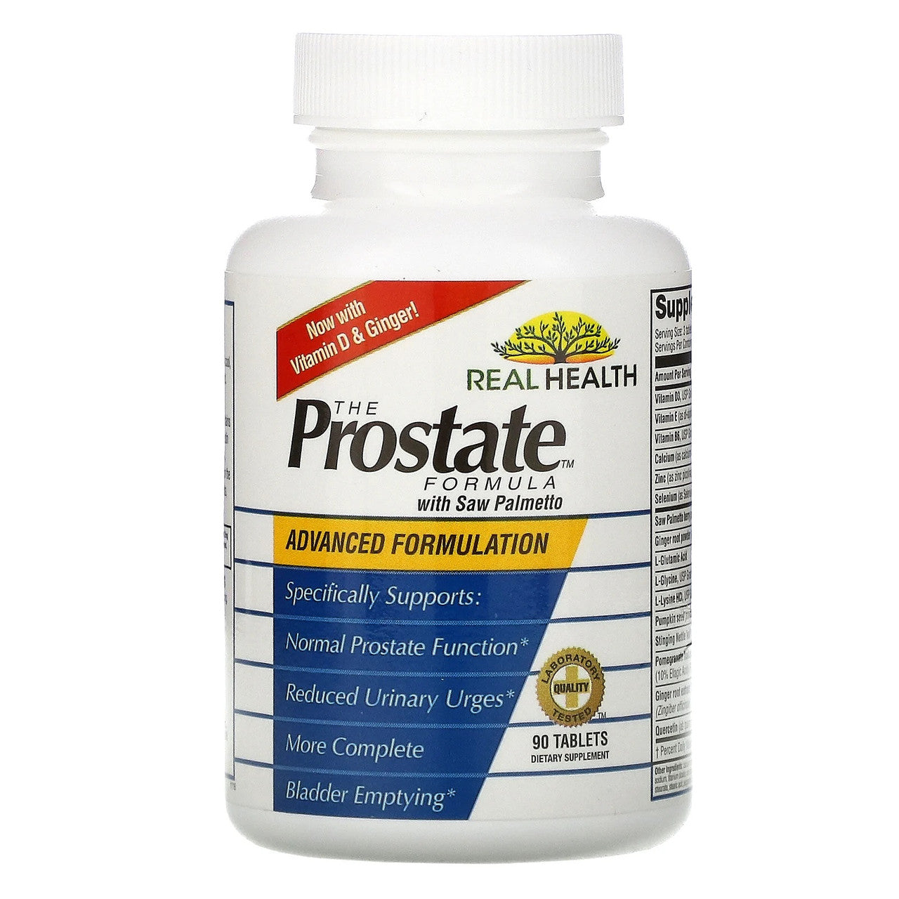 Real Health Prostate Formula Tablets With Saw Palmetto - 90 Ea